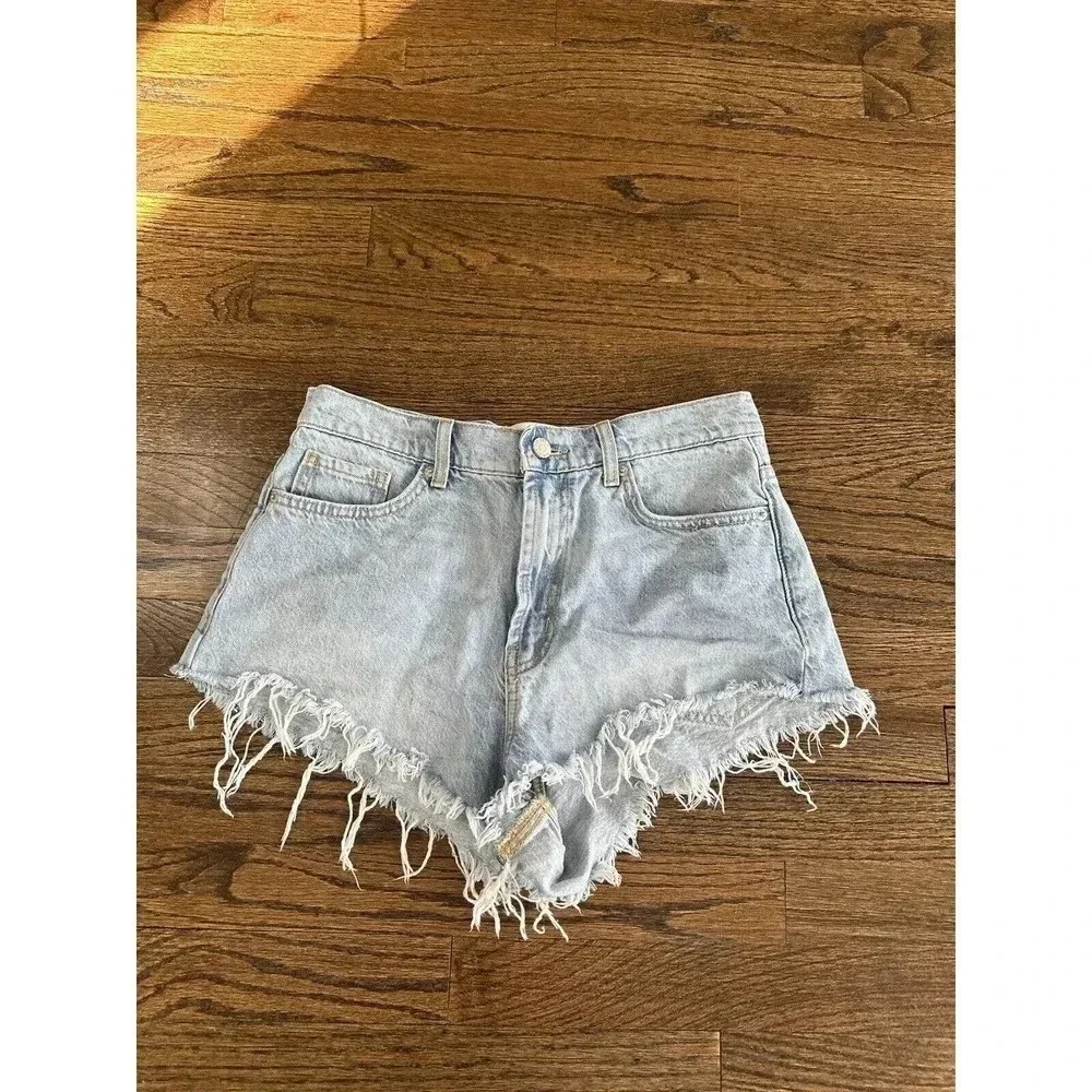 BDG Denim High Rise Short Cheeky Cut Off 2777